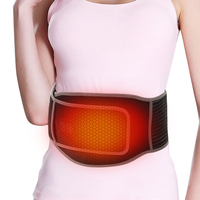 Ceinture chauffante en graphène pour soulager les douleurs lombaires chez les personnes âgées, niveaux réglables, pour hernie discale lombaire et crampes menstruelles