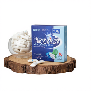 DHOP Aide à arrêter de fumer, chewing-gum sans sucre, aide à contrôler les envies et à rafraîchir l'haleine - Product Image 1