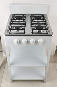 Kompor <span class=keywords><strong>Gas</strong></span> terpisah vertikal gaya Eropa, kepala tungku Die-Casting empat kompor baja tahan karat penutup setengah Hotel multifungsi - Product Image 2