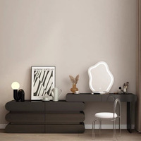 Table de toilette multifonction de luxe pour salon, bureau de maquillage et table d'étude avec chaise