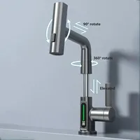 Robinet thermostatique moderne à une poignée avec contrôle intelligent de la température pour la chambre à coucher, la cuisine et le salon.