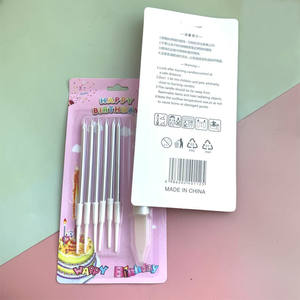 Kit de bougies en cire de paraffine dorée, bougies en spirale torsadée, 10 cm, non parfumées, décoration de gâteau, étincelle pour anniversaire, mariage, anniversaire de mariage - Product Image 5