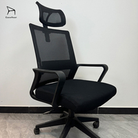 Chaise de bureau ergonomique confortable de haute qualité EaseNeat, design réglable et rotatif avec accoudoirs pour zone professionnelle
