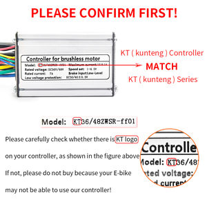 <span class=keywords><strong>KT</strong></span> 36V/48V 250W-1000W 電動自転車モーター変換キット 15A/17A/22A/25A/30A Julet防水プラグ Ebikeモーターコントローラー - Product Image 2