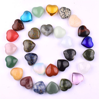 Hot Sales 25mm polierter Kristall Aventurin natürlicher Amethyst Herz schnitzen für DIY Anhänger Handwerk