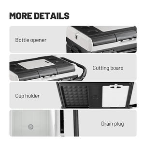 <span class=keywords><strong>Alpicool</strong></span> TWW35 Réfrigérateur de voiture alimenté par batterie DC 12V Réfrigérateur congélateur Réfrigérateur portable à double usage pour le camping - Product Image 6