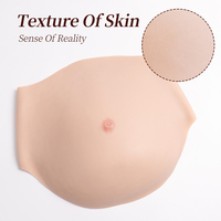 Faux Silicone ventre enceinte pour Crossdresser accessoire de film estomac enceinte Costume ventre enceinte modèle Silicone ventre artificiel