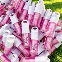 Baume à Lèvres Liquide Hydratant Vitaminé Teinté Transparent Marron Fruits Cadeau Repulpant Brillant Végétalien Rose Huile à Lèvres Changeant de Couleur pH
