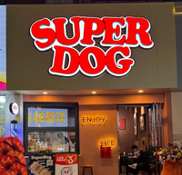 Panneau LED en acrylique personnalisé pour magasin de fumée Panneau publicitaire commercial extérieur Lettres rétroéclairées lumineuses