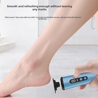 Lime à pied électrique à neuf vitesses manucure portable et dissolvant de callosités outil de broyeur de peau morte et d'ongles pour les soins des pieds
