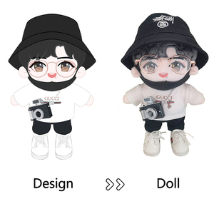 Oem ODM Hot Bán tùy chỉnh búp bê sang trọng đáng yêu bé nhân vật hoạt hình tùy chỉnh con rối sang trọng - Product Image 3