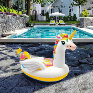 Flotteurs de piscine gonflables Licorne Radeau de piscine gonflable pour adultes et enfants pour les installations d'amusement dans l'eau de l'océan - Product Image 3
