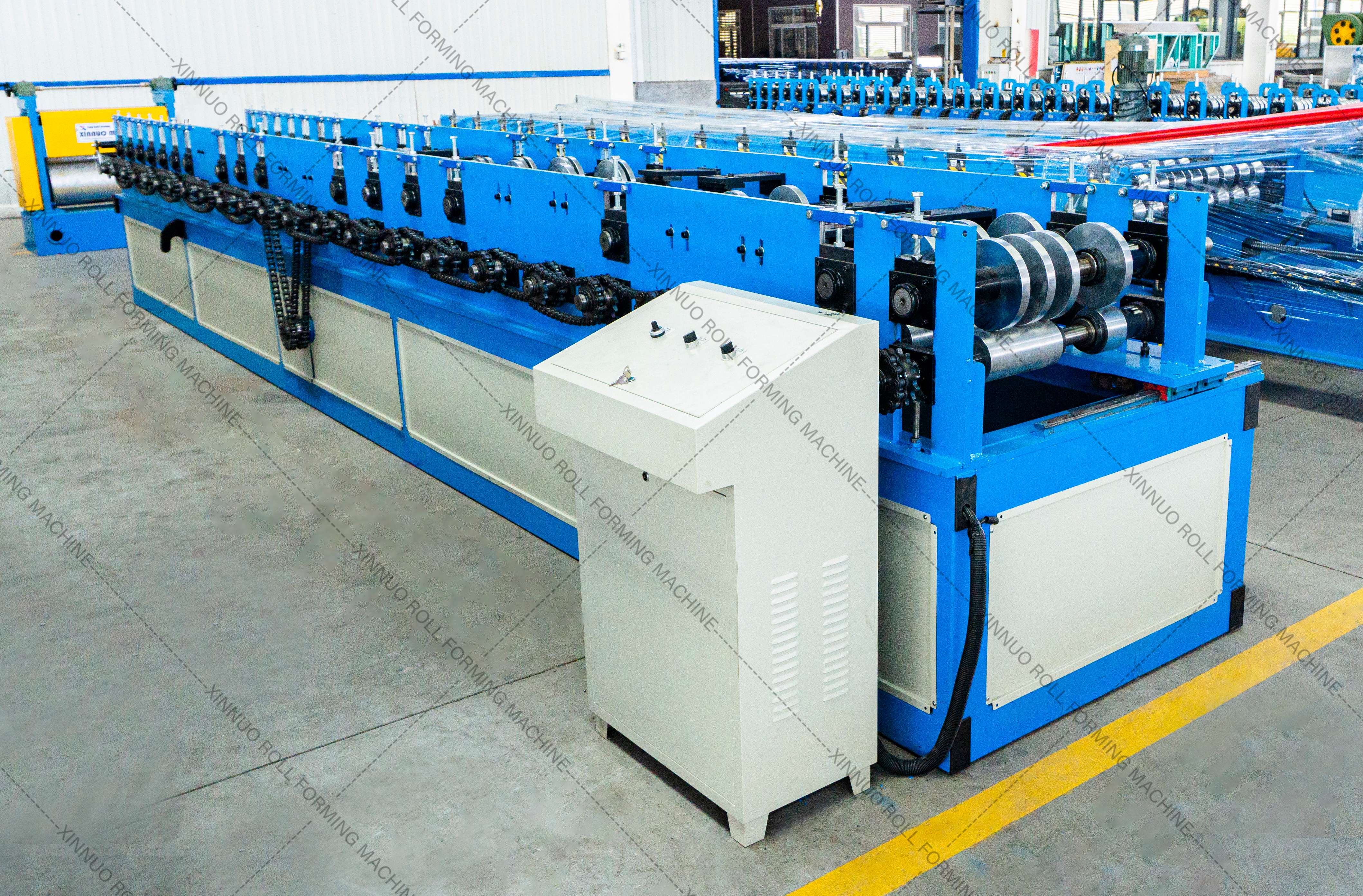 sectional garage door panel roll forming machine