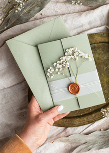 Đám cưới cổ điển Thiệp mời đám cưới vàng thiết lập phong bì cho Thiệp mời đám cưới - Product Image 4