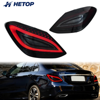 Feux arrière LED HETOP W205 2015-2021, feux arrière C300 C260 avec design de style CLS, lampes arrière LED Plug and Play pour Mercedes Benz