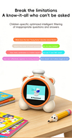 Jam Alarm Anak AI dengan Chat - Jam Alarm Kontrol Suara Pintar, Pelatih Tidur & Bangun dengan Lampu Malam, Musik & Pembelajaran Waktu
