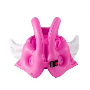 new design angel wing PVC inflatable automatic life vest swim jacket for children