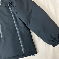 Veste matelassée réversible à capuche pour homme, deux tons, avec garniture en sherpa, manteau d'hiver matelassé, poches zippées, vêtements d'extérieur