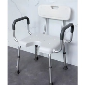 Home Wall Mount Swivel Stainless <b>Folding</b> Disabled Handicap Elderly Shower <b>Bench</b> Seat Bathroom Safety Adjustable Shower Chair - Product Image 5