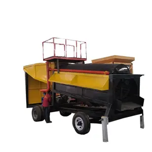 Factory Gold Recovery Mining Mobile Gold Trommel For Gold Panning Project