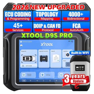 100% Original XTOOL D9S PRO herramientas de diagnóstico para coche OBD2 ECU y funciones de reinicio de programación clave todo el sistema diagnóstico de escáner de coche - Product Image 1