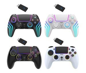 Không dây Gamepad phím điều khiển với rung động cơ cho S5 S4 P3 chuyển đổi trò chơi điều khiển làm việc USB dongle khuôn riêng Gamepad Turbo - Product Image 1