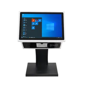 Smart pagamento pos terminal Win dows 10.1 touch pos sistema tudo em um pos robusto terminal inteligente NFC é suportado