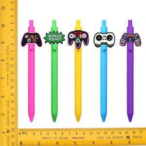 Nouveaux autocollants adhésifs souples pour console de jeu transfrontalière, stylos à bille colorés de dessin animé pour étudiants et fournitures de bureau DIY - Product Image 2