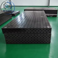 Table de soudage flexible 3D nitrurée pour la fabrication d'armoires et de quincaillerie en tôle, plateforme de soudage polyvalente