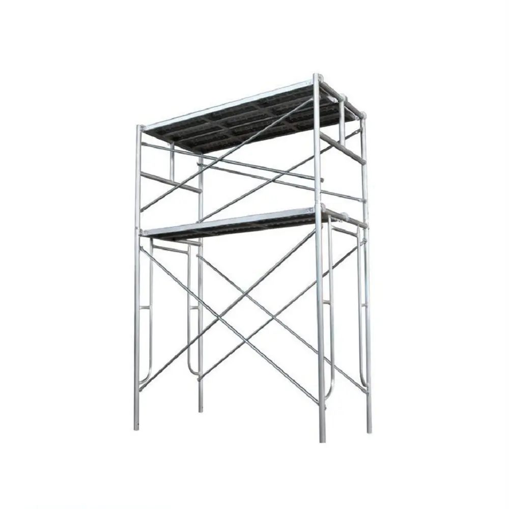 HDG Painted Powder Coated Mobile Mason Scaffolding Ladder Walk Through Frame for Construction
