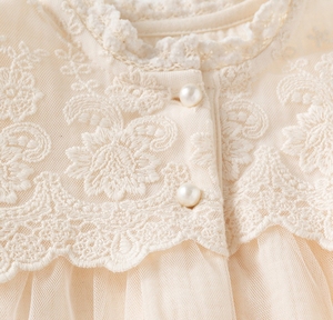 Fabbrica originale per neonata Design 2025 autunno pizzo <span class=keywords><strong>dolce</strong></span> tuta da principessa per 0-2 anni neonata - Product Image 5