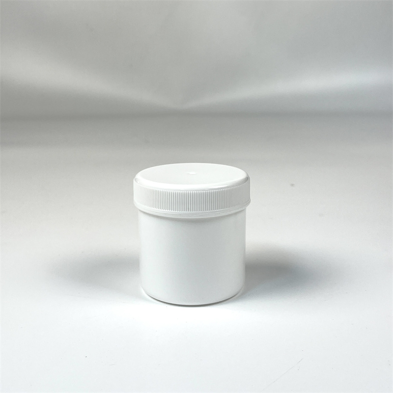 Plastic PP Empty Ice Cream Body Scrub Plastic White Ointment Jars Hair Care Cream Container Lotion Cream Wide Mouth Packaging