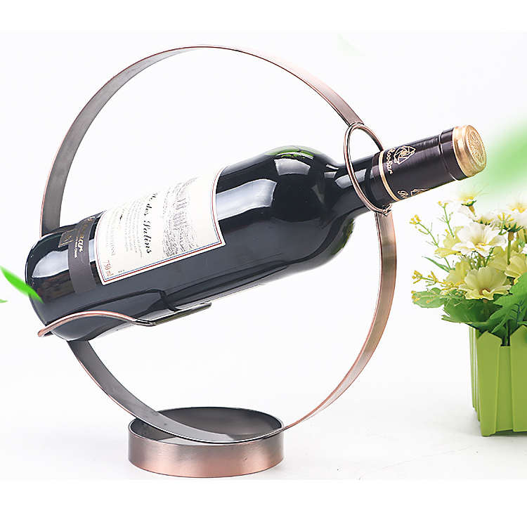 Cast di Ferro Cremagliera del Vino, Impilabile Supporto di Bottiglia di Vino per Cabinet, Elegante Cercando Da Tavolo Supporto di Bottiglia Personalizzata