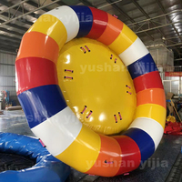 Équipement de jeux aquatiques flottants en gros d'usine, bateau disco gonflable UFO pour sports nautiques
