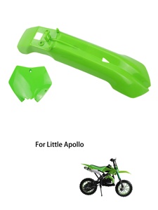 Protecteur <span class=keywords><strong>d</strong></span>'aile de roue avant en plastique durable et stable et <span class=keywords><strong>plaque</strong></span> <span class=keywords><strong>d</strong></span>'<span class=keywords><strong>immatriculation</strong></span> pour 47cc 49cc Apollo <span class=keywords><strong>2</strong></span> Stroke Pit Bike - Product Image 6