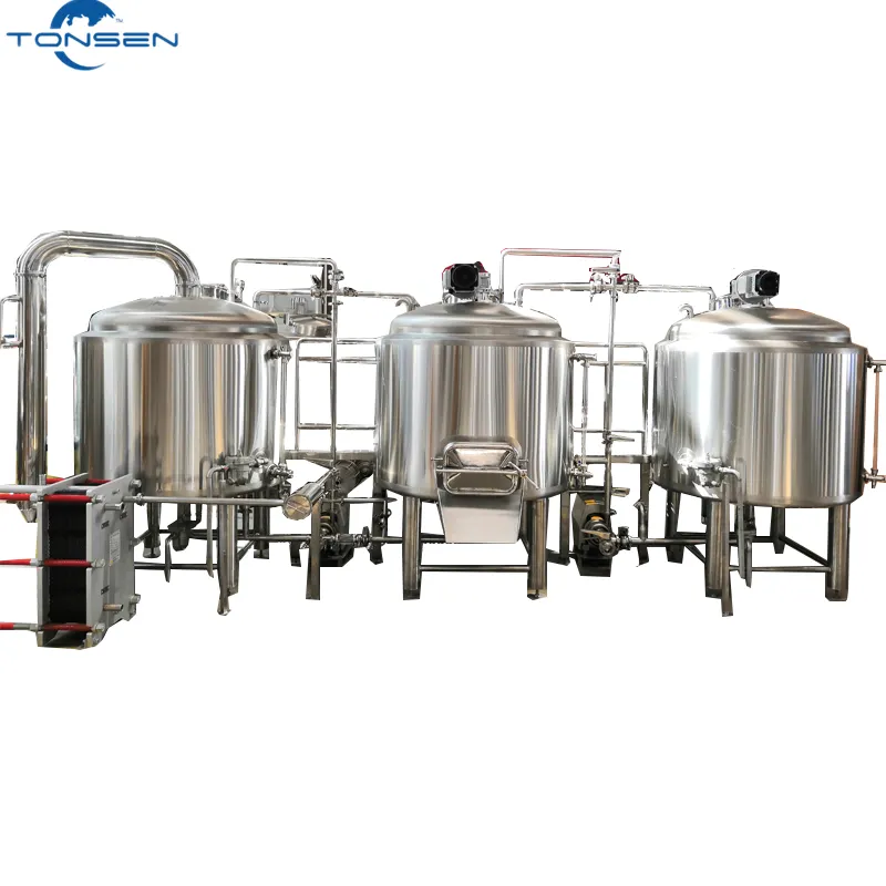 Projeto turnkey de equipamentos de cervejaria comercial de alta eficiência Equipamento de cervejaria 200L