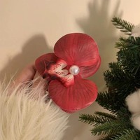 Pinces à Cheveux Fleurs d'Orchidée Bohèmes Colorées Meilleures Ventes, Barrettes de Style Doux et Tendance, Jolies Pinces à Cheveux Distinctives