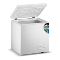 Meilleures ventes Mini congélateur coffre profond à porte solide unique de 60L avec dessus de stockage de glace