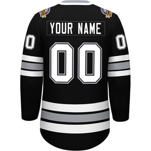 Camiseta de Hockey Personalizada para Hombre, Cuello en V, Sublimada, Absorbente de Humedad, Ropa de Hockey sobre Hielo Unisex para Adultos, 420g - Product Image 2