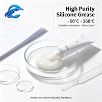 Low-Temp Food Grade Silicone Grease NSF H1, Service Range -60°C to 180°C for Freezer Conveyors & Cold Storage Equipment
