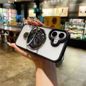 เคสโทรศัพท์ iPhone 16 Pro Max รุ่นหรูหรา ประดับกลิตเตอร์วิบวับ ดาวระยิบระยับ สำหรับผู้หญิงและเด็กผู้หญิง ใช้ได้กับ iPhone 15 Pro 14 พร้อมวงแหวนแม่เหล็กและขาตั้ง - Product Image 3