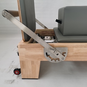 Set per Palestra Commerciale, Attrezzatura per Allenamento Yoga, <span class=keywords><strong>Reformer</strong></span> <span class=keywords><strong>Pilates</strong></span> Classico in Legno di Quercia - Product Image 2