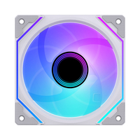 Ventilateur de refroidissement de châssis LED RGB AntarcChill 120 mm pour ordinateur de bureau, ventilateurs RGB CPU 120 mm pour refroidissement d'ordinateur