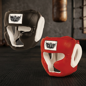 อุปกรณ์ป้องกันศีรษะสำหรับกีฬาแบบดั้งเดิม IRON PUNCH โครงแมกนีเซียม วัสดุรีไซเคิล หนังเทียมคุณภาพสูง บุหนา 4 ชั้น - Product Image 2