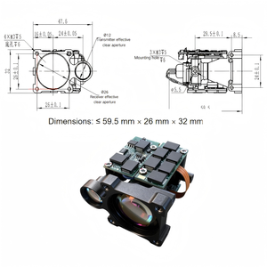 Modul Laser Jarak Jauh ERDI LASER 1535nm Erbium Glass 8km untuk Integrasi - Product Image 2