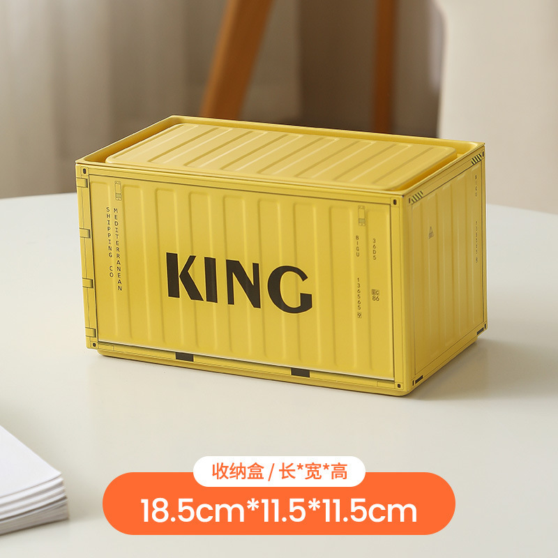 Large yellow storage box