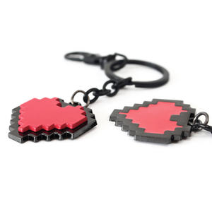 พวงกุญแจรูปหัวใจสีแดงรูปแซนส์อันเดอร์เทล - Product Image 5