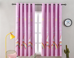 Rideaux occultants style méditerranéen en polyester, courts, ombrage complet, pour garçons, chambre d'enfants, fille, <span class=keywords><strong>baie</strong></span> vitrée, nouvel arrivage - Product Image 3