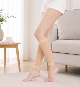 Manchons <span class=keywords><strong>de</strong></span> compression médicaux pour mollets à pied ouvert pour la récupération post-chirurgicale des jambes, soutien gradué, vente en gros, fournisseur <span class=keywords><strong>de</strong></span> marques privées - Product Image 2