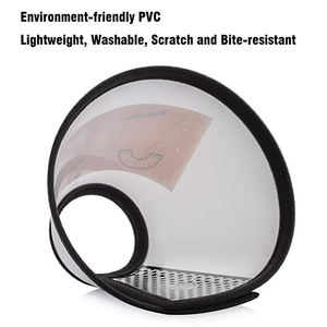 Pet koruyucu yumuşak temizle koni engel görüş uygun köpek ve kedi Pet ayarlanabilir hafif yaka - Product Image 2
